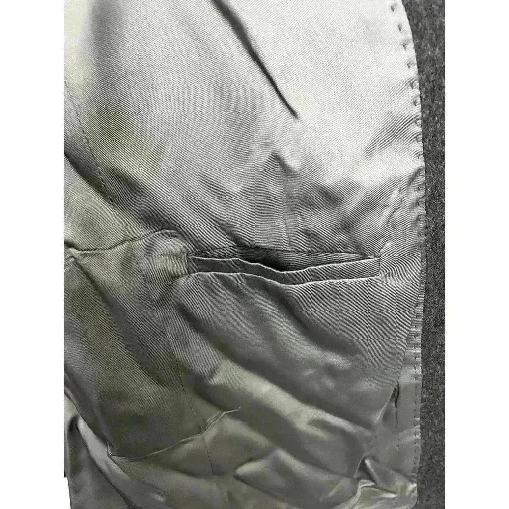VTG Charcoal 100% Camel‎ Hair Men's Blazer Sports Jacket Lined 40R Made in USA